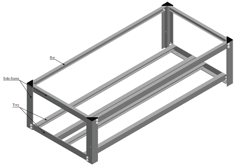 2V vertical single-layer folded rack (1)