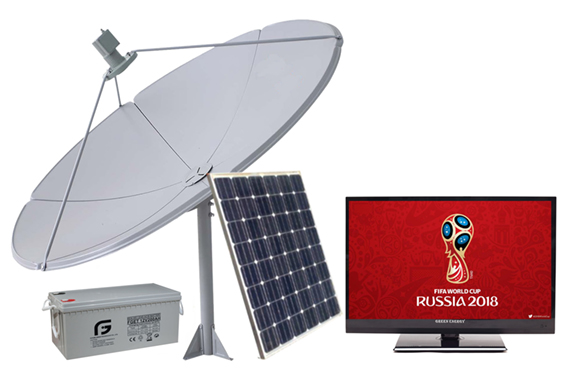 Wie kann man die Weltmeisterschaft ohne Strom verfolgen? - 12-Volt-Solarstrom-Fernseher