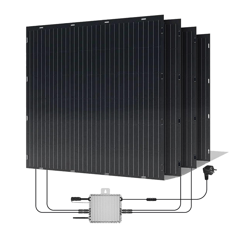 Balcony Black Monocrystalline Energy Precio 12V 100W 120W 600W 800W Portable Power Flexible Solar Panel Costos