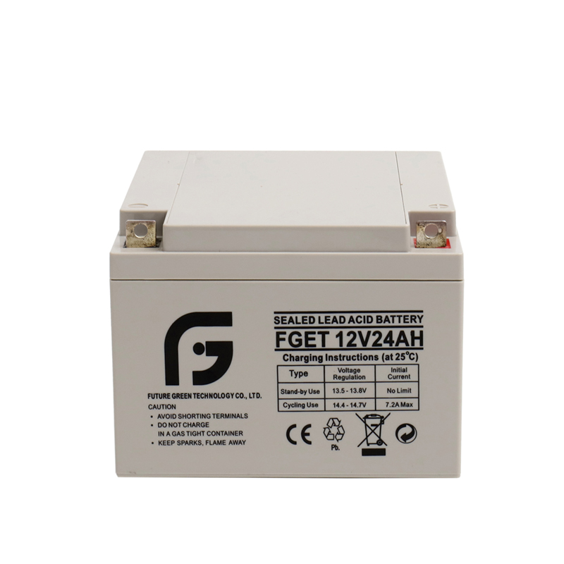 FGET 12V25AH High Efficiency Deep Cycle Short Type Sealed VRLA AGM Battery with CE