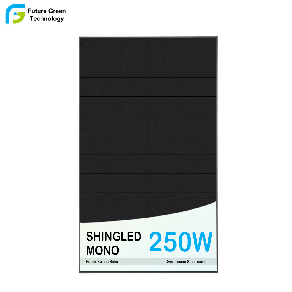 FGET Top Sale 250W Shingled Mono Panel Overlapping Solar panel PV for Sale With Good Price