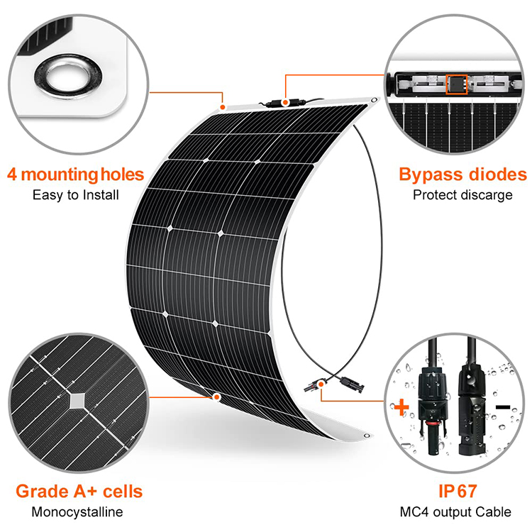 150W Flexible Solar panel 1