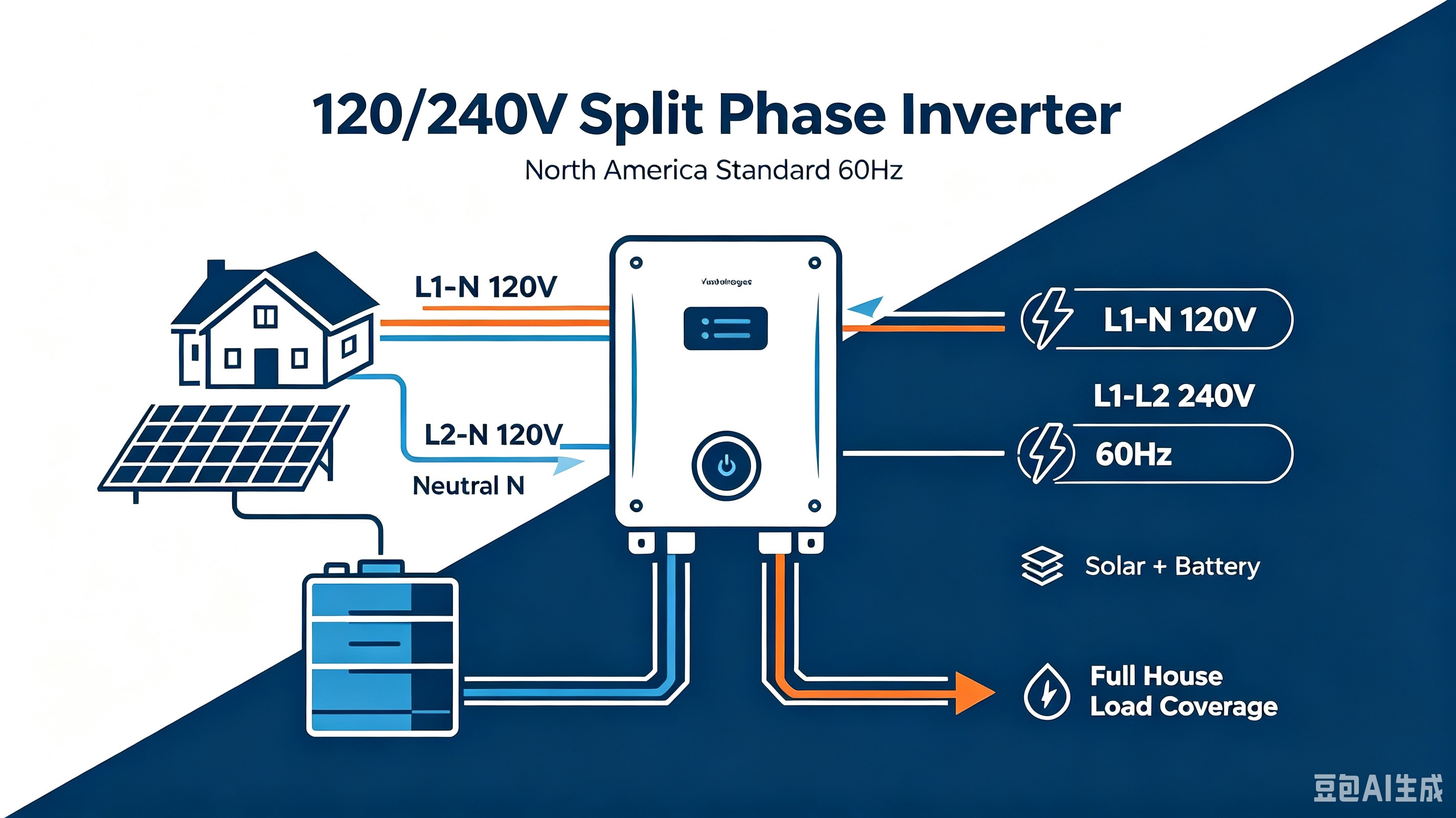 What is 120/240V Split Phase Inverter & Why It’s a Must for North America